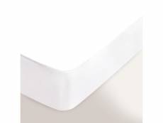 Protège matelas absorbant antonin blanc 2x100x200 spécial lit articulé tr grand bonnet 40cm