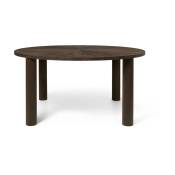 Table ronde en chêne marron 150 x 73 cm Post - Ferm