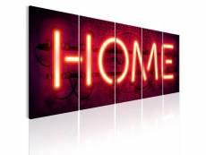 Tableau home neon taille 200 x 80 cm PD8293-200-80