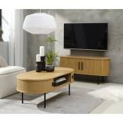 Tables Basses Bobochic Table basse paulina placage