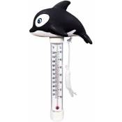Thermomètre de Piscine Flottant avec Corde de Natation, Cartoon Mignon Thermomètre Utilisé pour Température de l'eau pour Spa Bain Piscines Hot Tub