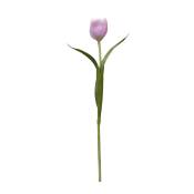 Tige de Tulipe artificielle rose pâle H37