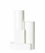 Vase Block Small / H 26 cm - Tom Dixon blanc en céramique