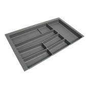 Volpato - Ramasse couverts pvc anthracite - Largeur