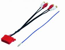 Phonocar 4/194 Câble adaptateur ISO/RCA Ant/Post Multicolore