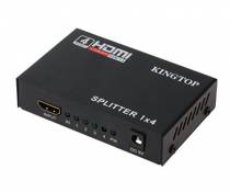 KINGTOP Splitter HDMI 1 Entrée 4 Sorties 3D Full HD