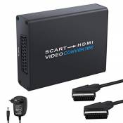 LiNKFOR 1080P Convertisseur Péritel Vidéo vers HDMI