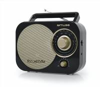 Muse M-055 RB Radio portable Analogique Noir, Or -