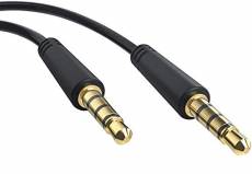 Câble Audio Jack 3.5mm 1m Mâle vers Mâle Câbles