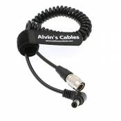 Alvin's Cables Hirose 4 Broches Mâle DC Jack Angle