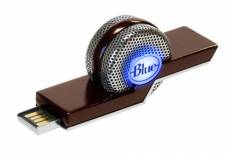 Blue Microphones Tiki Microphone avec USB Argent/Marron