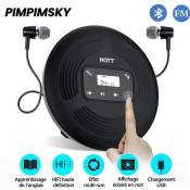 PIMPIMSKY Lecteur CD Portable , Haut-parleurs HiFi