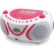 METRONIC Radio Cd-Mp3 Pop Pink
