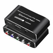 Scart to HDMI Converter Adapter, Scaler Video Audio