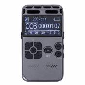 Universal Portable 8 Go Rechargeable LCD Magnétophone Lecteur MP3 Mini Audio Recorder | Lecteur HiFi (8 Go)
