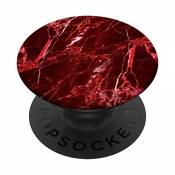 Effet-marbre-rouge - Design-marbré-rouge PopSockets