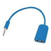 iXium® Câble adaptateur répartiteur audio jack 3,5