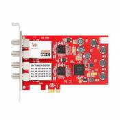 TBS6908 DVB-S2 carte PCIe professionnel Quad tuner