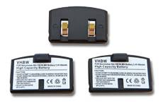 vhbw Lot de 3 Batteries 60mAh (2.4V) Compatible avec