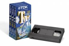 TDK T14569 TV-240 Pack de 3 Cassettes vidéo VHS (240