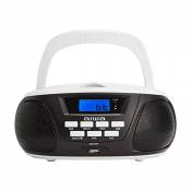 Aiwa BBTU-300BW: Radio CD Portable avec Bluetooth,