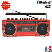 Poste radio FM AM Bluetooth lecteur de cassette Usb