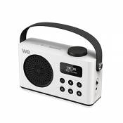WE Radio Réveil Connecté Portable Dab Dab+ FM Enceinte