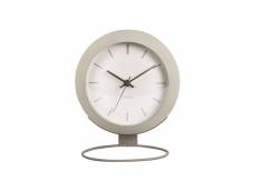 Horloge à poser nirvana globe - ivoire/gris clair