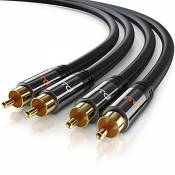 Primewire - Câble audio HQ stéréo RCA 2m - Câble