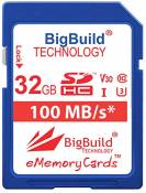BigBuild Technology 32 Go UHS-I U3 100 Mo/s Carte mémoire