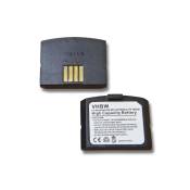 vhbw 2x Batterie compatible avec Sennheiser EKI 830, HDI 830, IS 410, RI 410, RI 830 casque et écouteurs sans fil (140mAh, 3,7V,