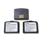 vhbw 3x Batteries remplacement pour Sennheiser NCI-PLS100H pour casque audio, écouteurs sans fil (140mAh, 3,7V, Li-polymère)