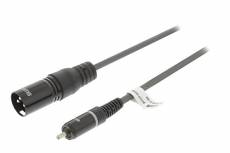 Sweex SWOP15205E15 Câble Audio XLR (3-pin) RCA Noir