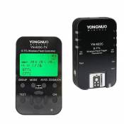 Yongnuo YN622 °C TX – Kit Kit émetteur-Récepteur Yongnuo 622 et émetteur TX Yn-622tx pour Canon (FEC, Fvl, LCD, 100 m, Noir