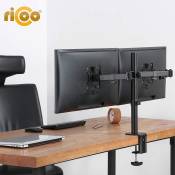 RICOO Support PC pour 2 ecrans TS6711 Double Bras orientable