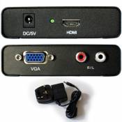 HDMI VERS VGA & 2 RCA AUDIO CABLE CONVERTER FARD OMBRE