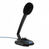 Microphone à condensateur 3.5mm filaire enregistreur pliable USB filaire microphone de studio d'enregistrement avec support