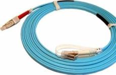 Cables UK LC-SC OM4 50/125 Aqua à fibres multimodales-Bleu