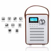 Radio FM, Mini Portable Dab/Dab + Radio Numérique