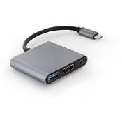 Metronic 395293 Adaptateur USB C vers HDMI Multiport