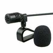SUNWAN Microphone externe portable 2,5 mm pour voiture