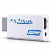 Zeato Convertisseur Wii vers HDMI avec connecteur de