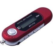 rouge Lecteur de Musique MP3 USB AVEC ÉCRAN LCD NUMÉRIQUE,