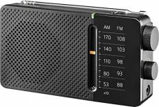 Sangean SR-36 Radio Portable Black (Pocket 110), Noir