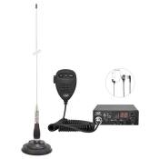 CBI Station de radio CBI ESCORT HP 8001L ASQ + HS81 Casque + CB PNI ML100 Antenne avec aimant