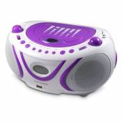 METRONIC Radio CD-MP3 Pop Purple - boombox - CD, USB