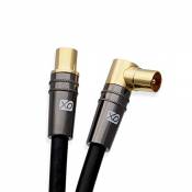 XO - Cable coaxial TV / AV antenne male / male blinde
