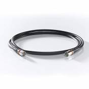 Wisi 3m F - F câble coaxial Noir - Câbles coaxiaux
