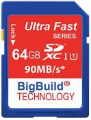 BigBuild Technology 64Go Ultra Rapide 90 Mo/s Classe
