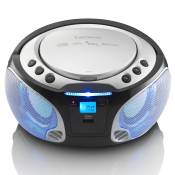 Lenco Radio portable FM et lecteur CD/MP3/USB/Bluetooth